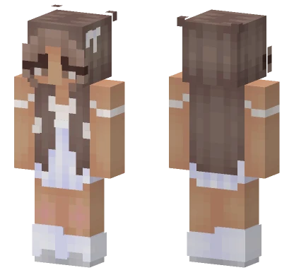 Yana White Outfit Minecraft skin