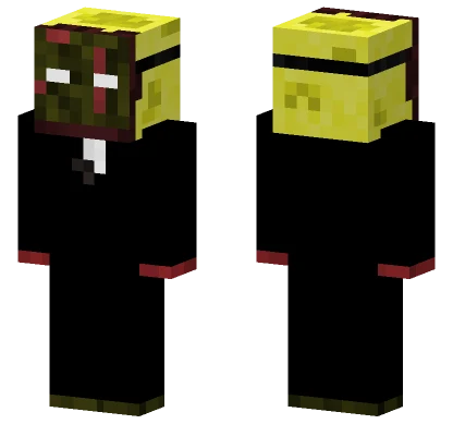 Yellow and Black Jumpsuit Minecraft skin