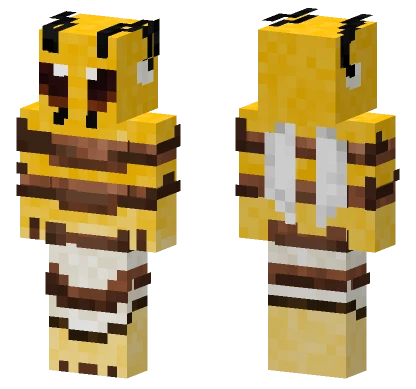 Yellow Bee Minecraft skin
