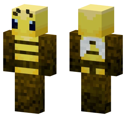 Yellow Bee Suit Minecraft skin