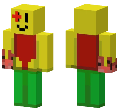 Yellow Block Creature Minecraft skin