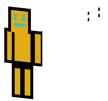 Yellow Block Head Minecraft skin