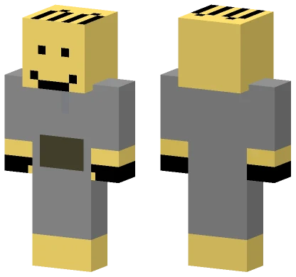 Yellow Bunny Hat Minecraft skin