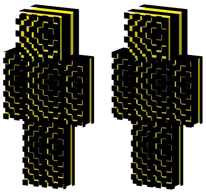 Yellow Checkered Outfit Minecraft skin