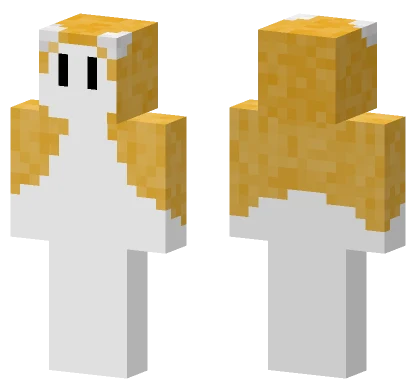 Yellow Corgi Skin Minecraft skin