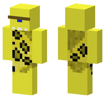 Yellow Creature Minecraft skin
