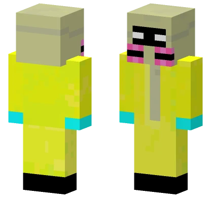 Yellow Creature Costume Minecraft skin