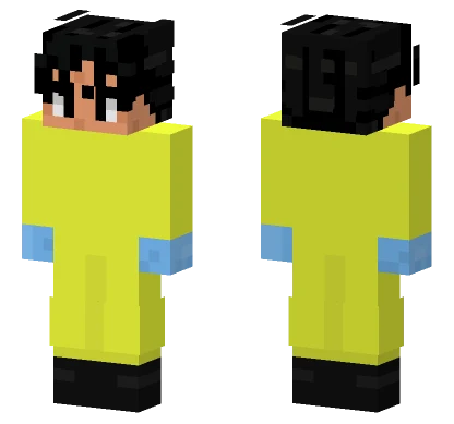 Yellow Creature Minecraft skin