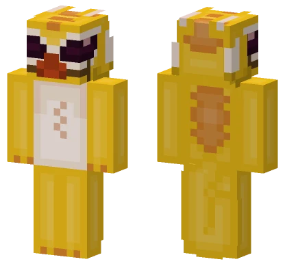 Yellow Creature Spats Minecraft skin