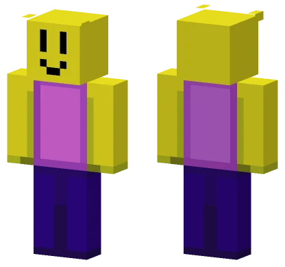 Yellow Crowned Figure Minecraft skin