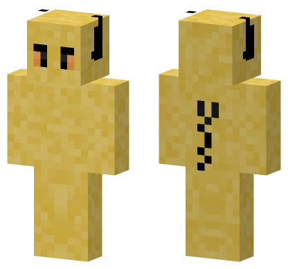 Yellow Demon Minecraft skin