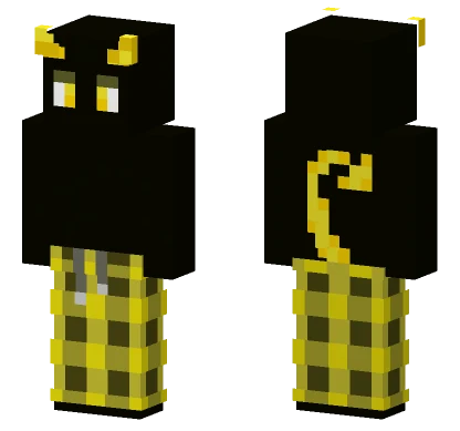 Yellow Devil Skin Minecraft skin