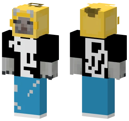 Yellow Dog Companion Minecraft skin