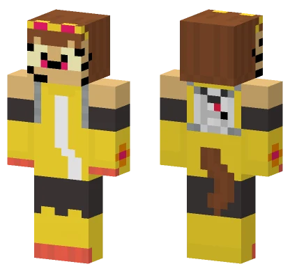 Yellow Duck Outfit Minecraft skin