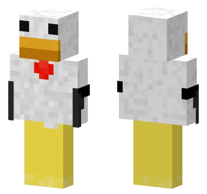 Yellow Duck Outfit Minecraft skin