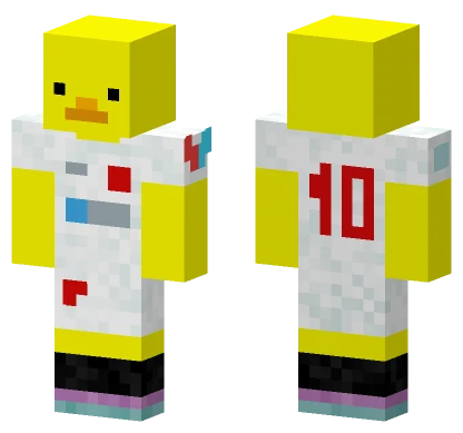 Yellow Duck Outfit Minecraft skin