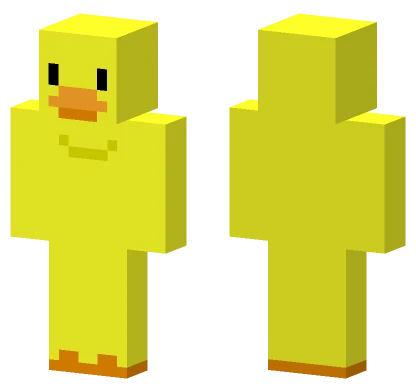 Yellow Duck Outfit Minecraft skin