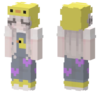 Yellow Duck Pajamas Minecraft skin