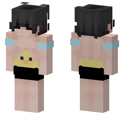 Yellow Duck Pajamas Minecraft skin