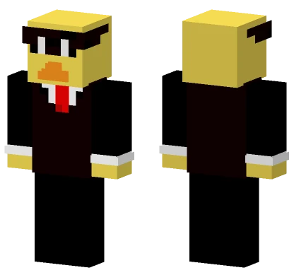 Yellow Duck Suit Minecraft skin