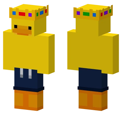Yellow Duck Suit Minecraft skin