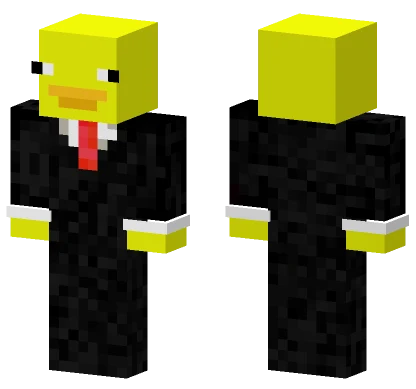 Yellow Duck Suit Minecraft skin