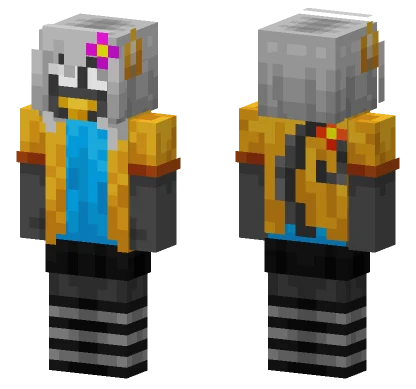 Yellow Furry Creature Minecraft skin