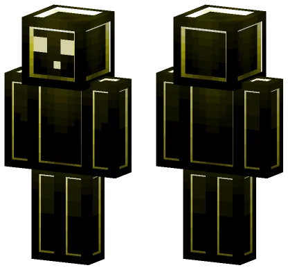 Yellow Glow Slime Minecraft skin