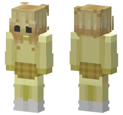 Yellow Hair Girl Minecraft skin