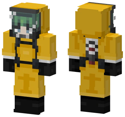 Yellow Hazmat Suit Minecraft skin