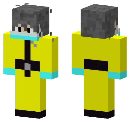 Yellow Hazmat Suit Minecraft skin