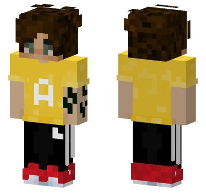 Yellow Jacket Boy Minecraft skin