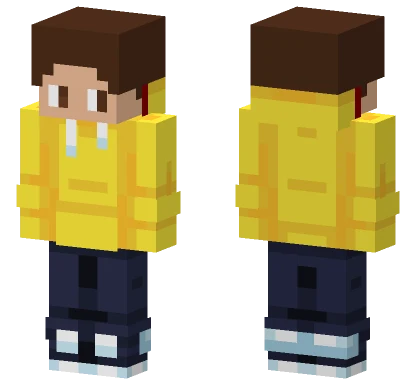 Yellow Jacket Outfit Minecraft skin