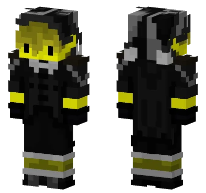 Yellow Jester Minecraft skin