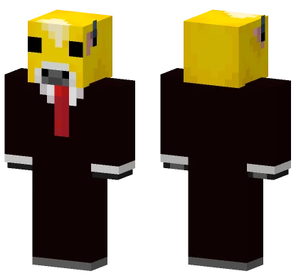 Yellow Lightning Boy Minecraft skin