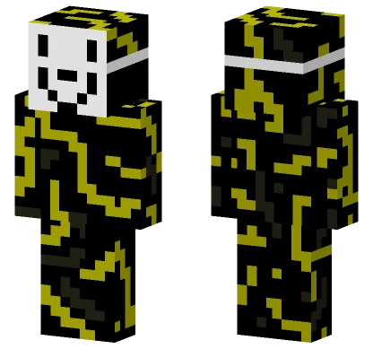 Yellow Lightning Suit Minecraft skin