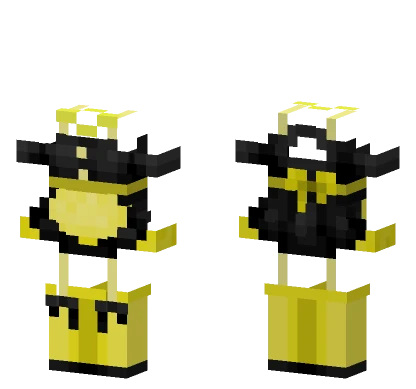 Yellow Maid Outfit Minecraft skin