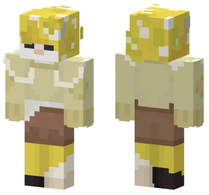 Yellow Moobloom Minecraft skin