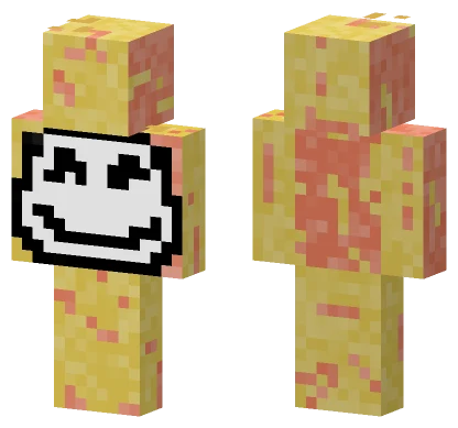 Yellow Orange Striped Minecraft skin