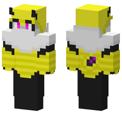 Yellow Panda Suit Minecraft skin