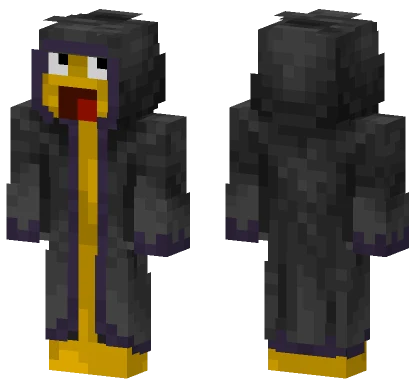 Yellow Penguin Suit Minecraft skin