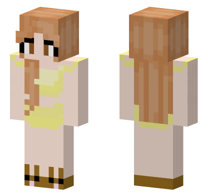 Yellow PJs Minecraft skin