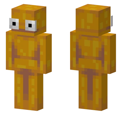 Yellow Repo Robot Minecraft skin
