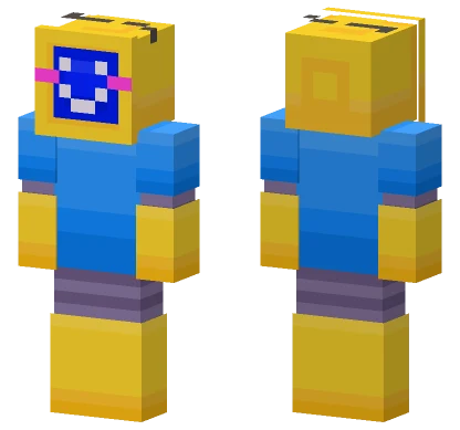 Yellow Robot Friend Minecraft skin