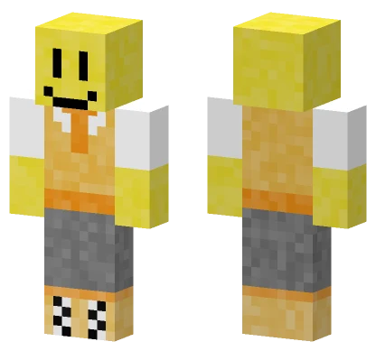 Yellow Smiley Face Minecraft skin