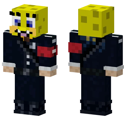 SpongeBob Formal Suit Minecraft skin