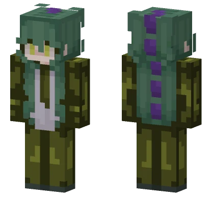 Yellow Stego Minecraft skin