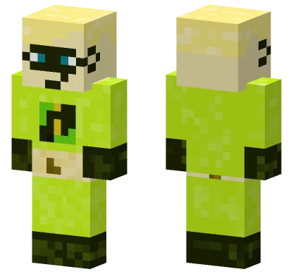 Yellow Straw Hat Minecraft skin