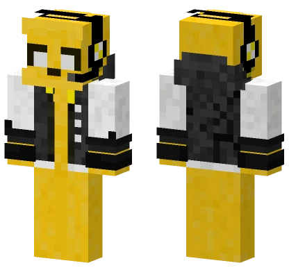 Yellow Suit Character Minecraft skin