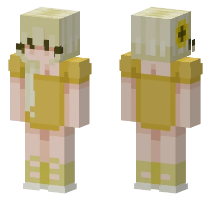 Yellow Sunflower Series Minecraft skin